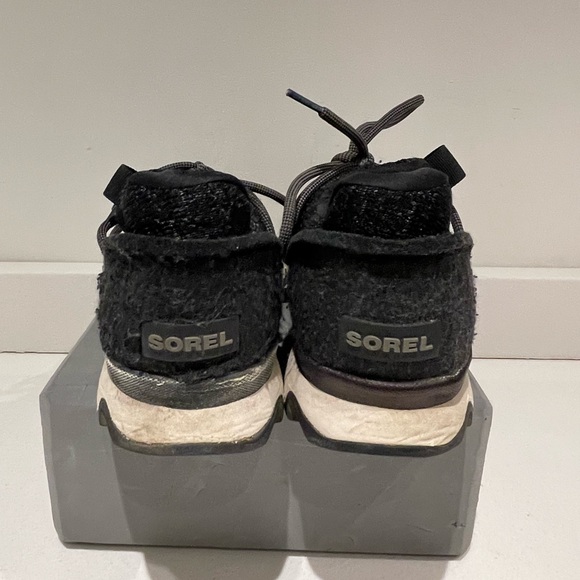 $120 Sorel kinetic tie black women’s comfort style sneakers tennis shoes size 10 - Picture 6 of 8